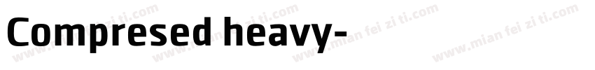 Compresed heavy字体转换